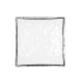 Płaski Talerz Quid Select Filo Biały Czarny Plastikowy Kwadratowy 19 x 19 x 4,5 cm (12 Sztuk)