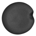 Uzkodu paplāte Bidasoa Fosil Melns Keramika Alumīnija oksīds 31,4 x 31,2 x 4 cm (4 gb.)
