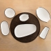 Snacksbricka Ariane Vital Filo Vit Svart Keramik Aluminiumoxid 17,3 x 2,6 x 10 cm (8 antal)