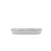 Tablett für Snacks Ariane Vital Filo Weiß Schwarz aus Keramik Tonerde 17,3 x 2,6 x 10 cm (8 Stück)