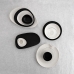 Tallrik Bidasoa Fosil Vit Keramik Aluminiumoxid 13,3 x 11,6 x 1,7 cm Kaffe/ Café (12 antal)