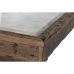 Pelikonsoli Home ESPRIT Keltainen Valkoinen Ruskea Marmori Recycled Wood 138 x 45 x 87 cm