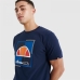 Vyriški marškinėliai su trumpomis rankovėmis Ellesse Michaelo Tamsiai mėlyna