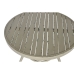 Postranný stolík Home ESPRIT Biela Aluminium 70 x 70 x 75 cm