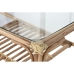 Dohányzóasztal Home ESPRIT Természetes Bambusz Rattan 76 x 46 x 40 cm