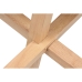 Трапезна маса Home ESPRIT Естествен Дървен Естествен каучук 137 x 137 x 75 cm