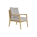 Krzesło DKD Home Decor Naturalny Poliester 60 x 80 x 90 cm
