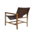 Fotelj DKD Home Decor Naraven Temno rjava Tik 66 x 73 x 77 cm