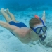Detské potápačské okuliare s trubicou Bestway Biela Tmavo modrá Dospelý