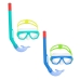 Ochelari de Scufundare cu Tub pentru Copii Bestway Albastru Turquoise