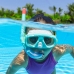 Snorkel Goggles and Tube for Children Bestway Blue Turquoise