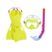 Duikbril met Snorkel en Zwemvliezen Bestway Multicolour 24-27 (1 Stuks)