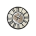 Стенен часовник Home ESPRIT Черен Метал Кристал 60 x 8 x 60 cm