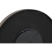 Reloj de Pared Home ESPRIT Negro Dorado Cristal Hierro 80 x 9,5 x 80 cm