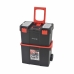 Toolbox with Compartments Fulmo 45 x 25 x 44 cm Double With wheels