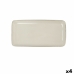 Поднос за сервиране Bidasoa Ikonic Бял Керамика 28 x 14 cm (Pack 4x)