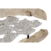 Figura Decorativa DKD Home Decor Prateado Castanho Alumínio Madeira de mangueira Mediterrâneo Peixes (70 x 9,5 x 31,5 cm)