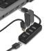 USB-jaotur Ewent EW1123 Must