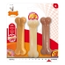 Jouet pour chien Nylabone Extreme Chew Value Pack Bacon Beurre de cacahuètes Taille S Poulet Nylon (3 pcs)