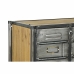 Consolă DKD Home Decor Maro Negru Metalizat Metal Brad 129,5 x 34 x 88 cm