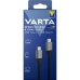 USB-C-kabel Varta 2 m Zwart