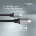 USB-C-kaabel Varta 2 m Must