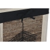 Szennyes kosár Home ESPRIT Fekete Természetes Fa 40 x 30 x 56 cm 5 Darabok