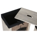 Korb für schmutzige Wäsche Home ESPRIT Schwarz natürlich Holz 40 x 30 x 56 cm 5 Stücke