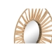 Набор зеркал Home ESPRIT Натуральный Рафия Стеклянный Scandi 20 x 2 x 20 cm (3 Предметы)