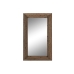 Stensko ogledalo Home ESPRIT Rjava Recikliran les 89 x 10 x 149 cm