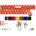 Crayons gras de couleur Liderpapel BD26 Multicouleur Cire