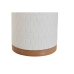 Toiletborstel Home ESPRIT Wit Zilverkleurig Natuurlijk Hars Bamboe 9 x 9 x 37 cm