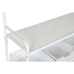 Stalas su stalčiais Home ESPRIT Balta Metalinis 110 x 36 x 186 cm