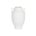 Vaza Home ESPRIT Balta Stiklo pluoštas 30 x 30 x 46 cm