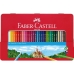 Svinčnik Faber-Castell 115886 Rdeča Pisana (36 Kosi)