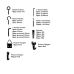Set van haken, oogbouten en hangers Black & Decker 198 Onderdelen