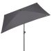 Пляжный зонт Aktive Антрацитный 200 x 230 x 125 cm