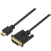 Cablu HDMI la DVI NANOCABLE 10.15.0503 3 m Negru