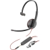 Ακουστικά με Μικρόφωνο Poly Blackwire 3215 Μαύρο
