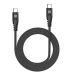 USB kábel Celly USBCUSBCNYLBK Čierna 1 m (1 kusov)
