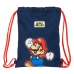 Rucksacktasche mit Bändern Super Mario World 26 x 34 x 1 cm