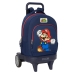 Σχολική Τσάντα με Ρόδες Super Mario World 33 X 45 X 22 cm