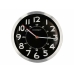 Ρολόι Τοίχου Q-Connect KF16948 Μαύρο Ø 25 cm Μέταλλο