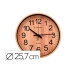Настенное часы Q-Connect KF16952 Ø 25,7 cm Деревянный