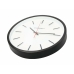 Reloj de Pared Q-Connect KF16951 Ø 34,4 cm Blanco/Negro Plástico