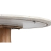 Masă de Sufragerie Home ESPRIT Alb Natural Marmură Lemn de salcâm 115 x 115 x 76 cm