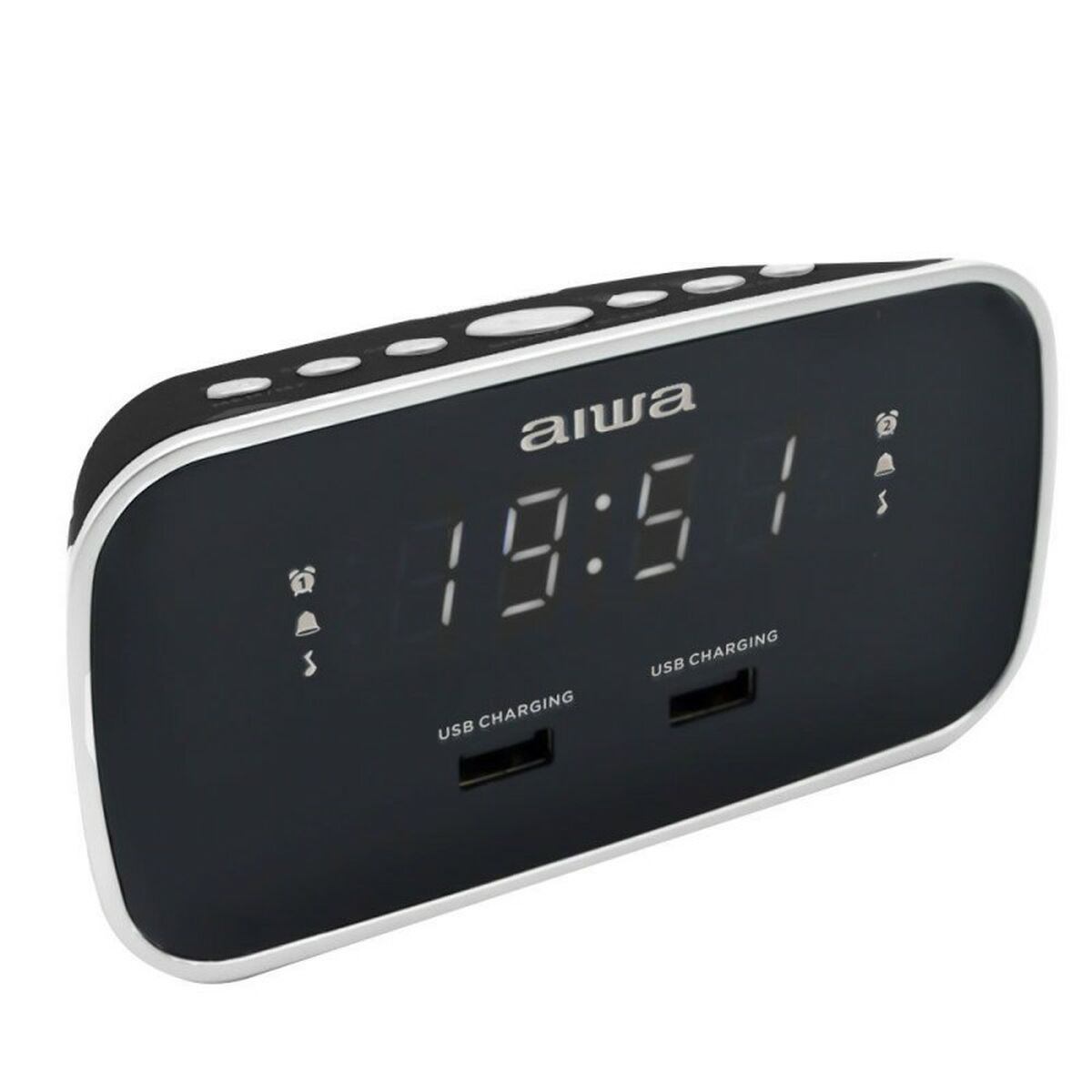 Clockradio Aiwa CRU19BK Sort