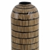 Vase Noir Beige Bambou 23 x 23 x 50 cm