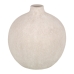 Vase Creme aus Keramik Sand 22 x 22 x 25 cm