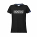Dames-T-Shirt met Korte Mouwen Sparco S01325NR2M Zwart (M)